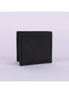 Men's Triangle Logo Leather Half Wallet Black - PRADA - BALAAN 3