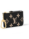 Monogram Empreinte Key Pouch Bag Black - LOUIS VUITTON - BALAAN 3