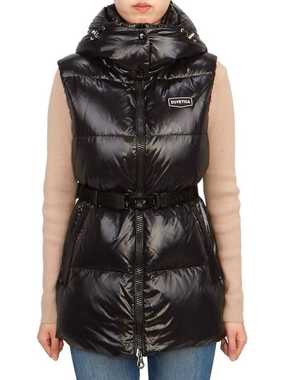 Aloro Belted Down Vest Black - DUVETICA - BALAAN 2