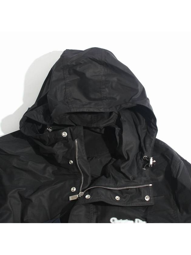 Couture Blended Cotton Windbreaker Black - DIOR - BALAAN 8