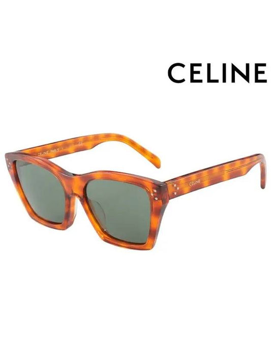 Sunglasses CL40090F 55N Square Acetate Men Women - CELINE - BALAAN 2