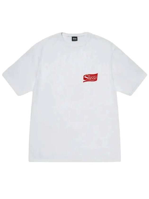 Soda Can Short Sleeve T-Shirt White - STUSSY - BALAAN 1