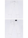 Women's Crop Jeans White - MSGM - BALAAN 4