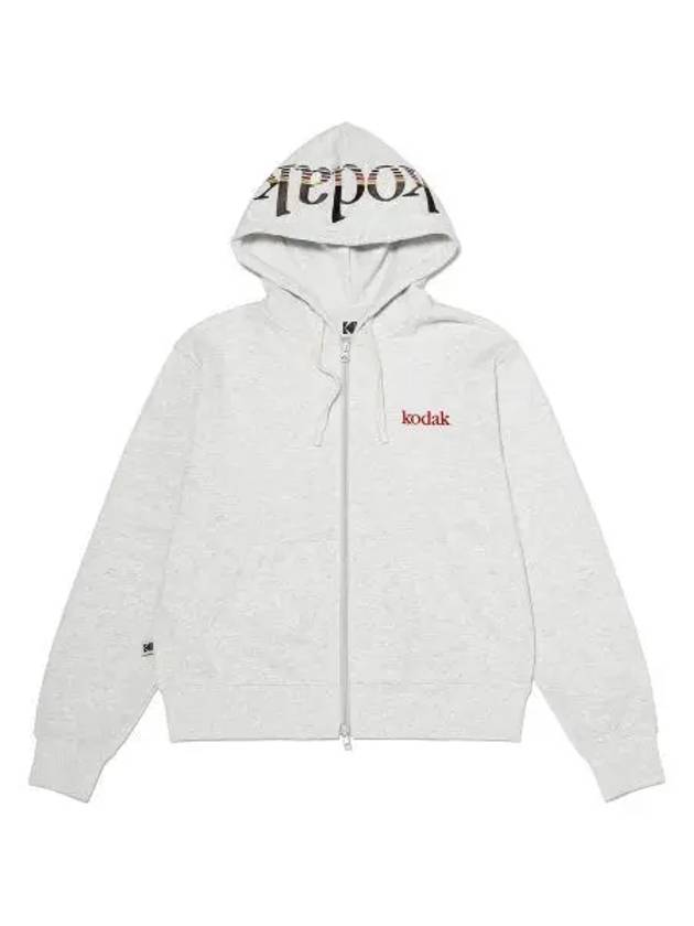 KODAK rainbow big logo hood zip up women white MELANGE - KODO - BALAAN 1