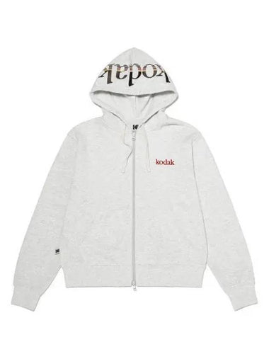 KODAK rainbow big logo hood zip up women white MELANGE - KODO - BALAAN 1