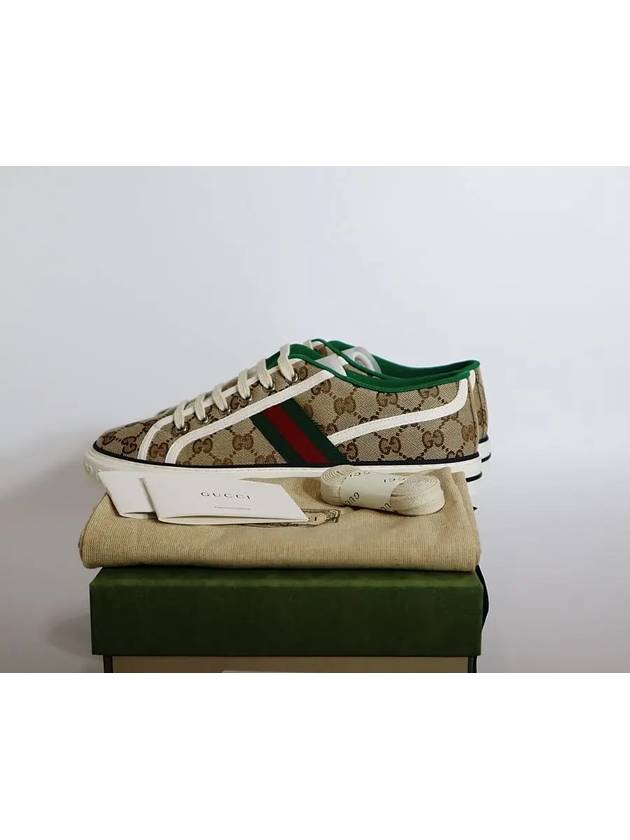 Tennis 1977 Sneaker Ebony Beige - GUCCI - BALAAN 11