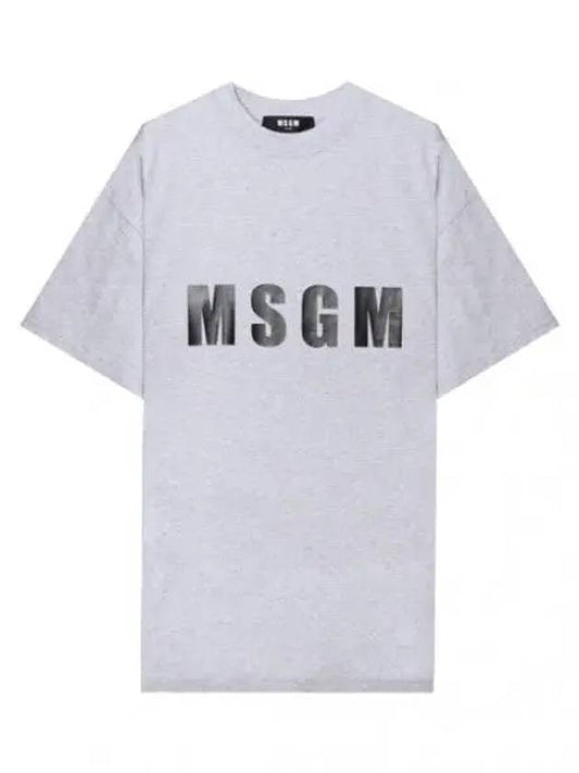 Logo Print Short Sleeve T Shirt Men s Tee - MSGM - BALAAN 1