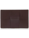 Intrecciato Cassette Card Wallet Light Brown - BOTTEGA VENETA - BALAAN 2