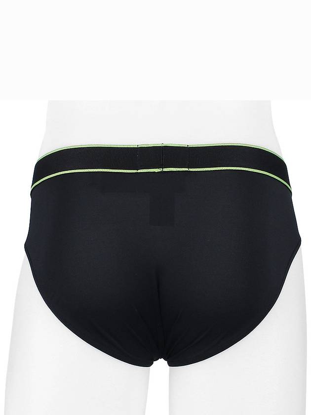 Men's Logo Band Micro Triangle Briefs Black - EMPORIO ARMANI - BALAAN 5