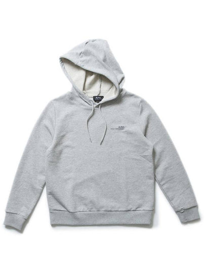 Item Logo Print Hooded Top Grey - A.P.C. - BALAAN 2