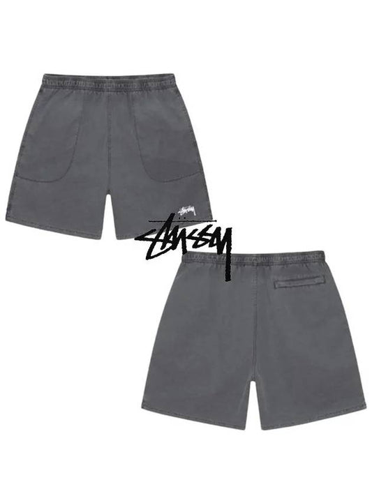 Water Pigment Stock Shorts Charcoal - STUSSY - BALAAN 2