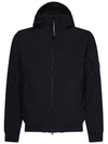 Lens Wappen Patch Zip Up Hoodie Black - CP COMPANY - BALAAN 2