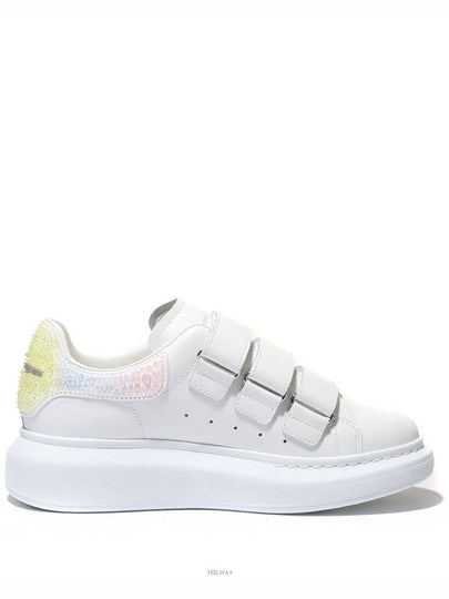 Velcro Leather Low Top Sneakers White - ALEXANDER MCQUEEN - BALAAN 2