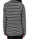 Women s Skull Patch Striped Long Sleeve T Shirt - ALEXANDER MCQUEEN - BALAAN 4