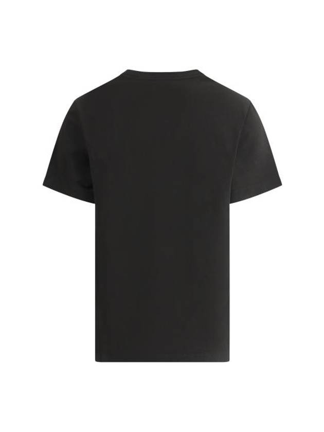 Pop Loose Cotton Short Sleeve T-Shirt Black - KENZO - BALAAN 3