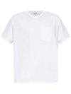 Relaxed Fit Cotton Short Sleeve T-Shirt White - LOEWE - BALAAN 1