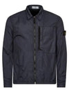 Garment Dyed Crinkle Reps Recycled Nylon Jacket Navy - STONE ISLAND - BALAAN 2