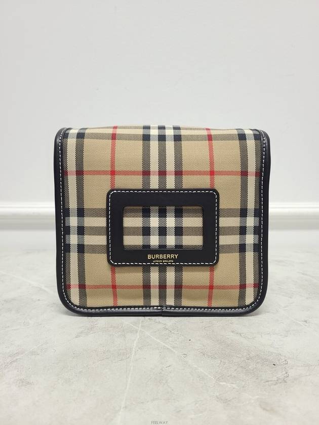 Used luxury goods Lewis It Vintage check cotton archive crossbody bag - BURBERRY - BALAAN 5