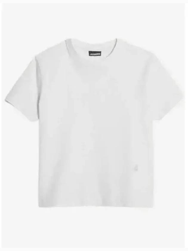 Jacquemus Le Abba Short Sleeve T Shirt White 231JS0842003100SS23 - JACQUEMUS - BALAAN 1