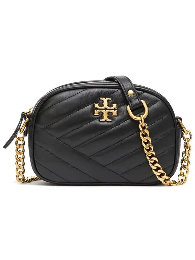 Kira Chevron Camera Bag Cross 60227 BLACK - TORY BURCH - BALAAN 1