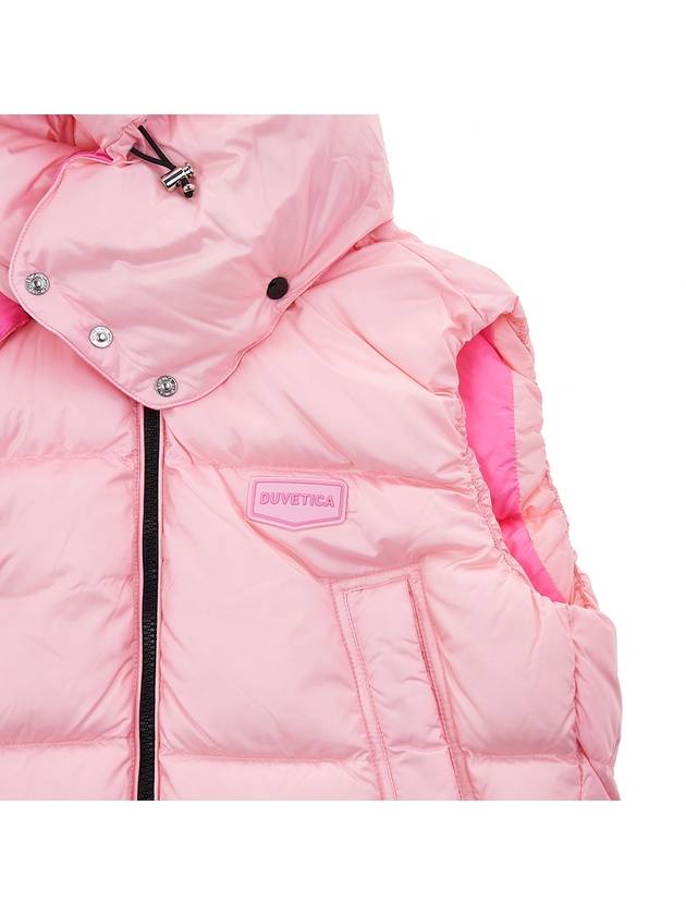 Women s VINDEMIATRIX Zipper Padded Vest Pink - DUVETICA - BALAAN 5