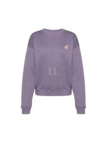 Speedy Fox Patch Comfort Sweatshirt Purple - MAISON KITSUNE - BALAAN 2