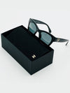 Eyewear Heart Logo Square Sunglasses Black - CHANEL - BALAAN 5