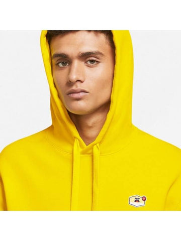 01CU4259731Air Moji Hooded TshirtYellow - NIKE - BALAAN 1