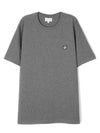 Bold Fox Head Patch Short Sleeve T-Shirt Medium Gray Melange - MAISON KITSUNE - BALAAN 2