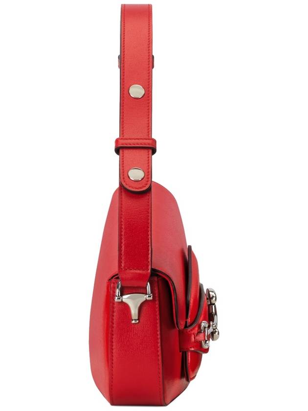 Horsebit 1955 Small Shoulder Bag Red Leather 7641551DB0N6404 - GUCCI - BALAAN 5