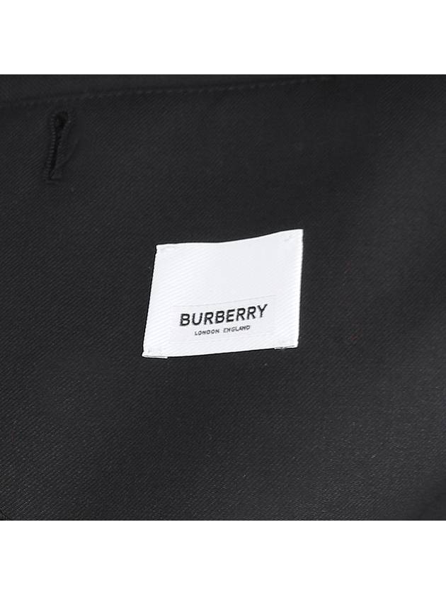 Men's Zip-up Wool Bomber Jacket Black - BURBERRY - BALAAN 10