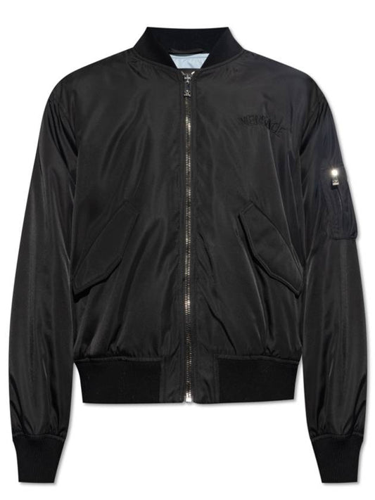 Logo Bomber Jacket Black - VERSACE - BALAAN 2