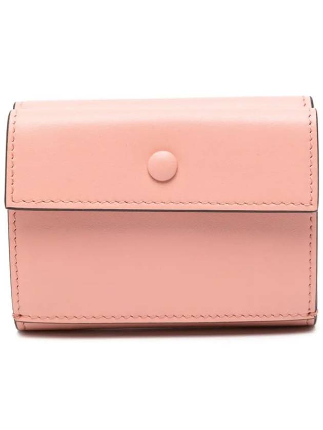 Logo Print Half Wallet Salmon Pink - ACNE STUDIOS - BALAAN 4