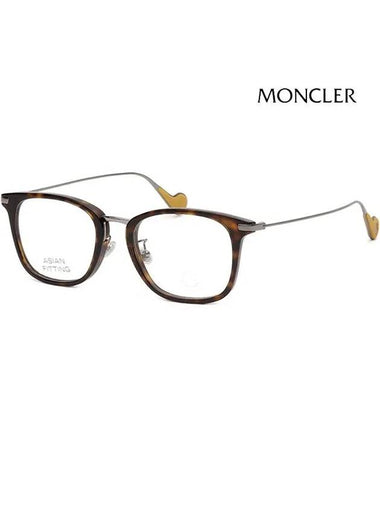 Eyewear Asian Fit Square Eyeglasses Tortoise - MONCLER - BALAAN 1