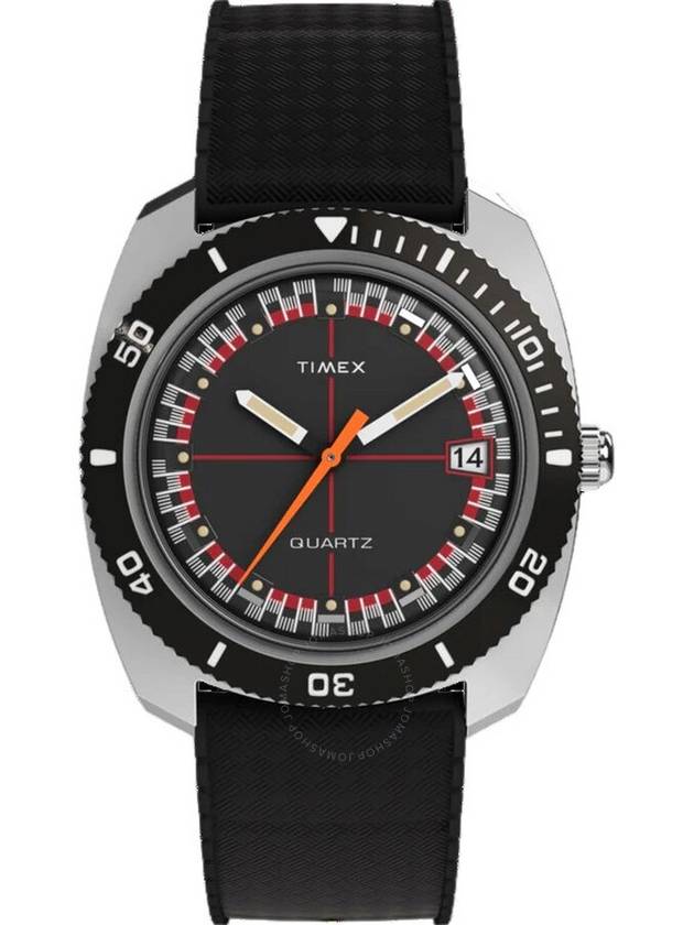 Timex Q Reissue 1971 Quartz Black Dial Men's Watch TW2W22400 - TIMEX - BALAAN 1