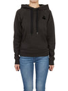 Malibu Logo Print Hooded Top Washed Black - ISABEL MARANT - BALAAN 2