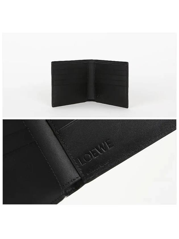 Anagram Embossed Bifold Half Wallet Anthracite - LOEWE - BALAAN 5