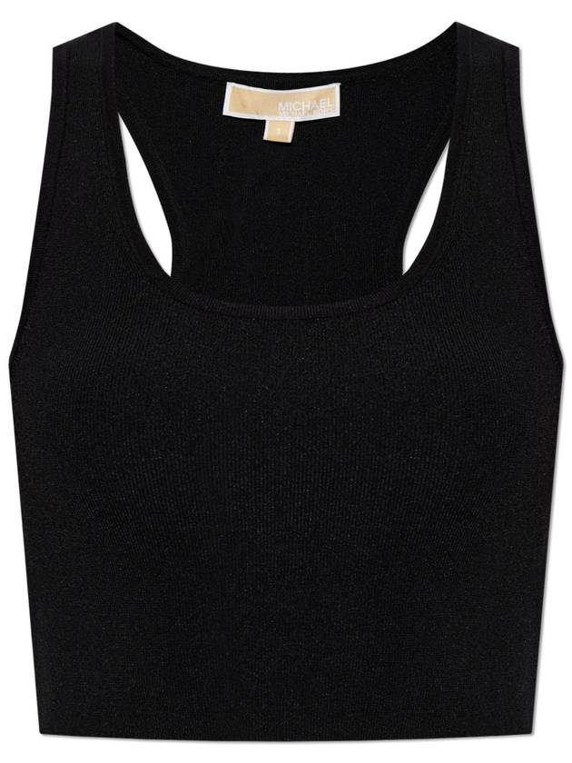 Michael Michael Kors Crop Top, Women's, Black - MICHAEL KORS - BALAAN 1