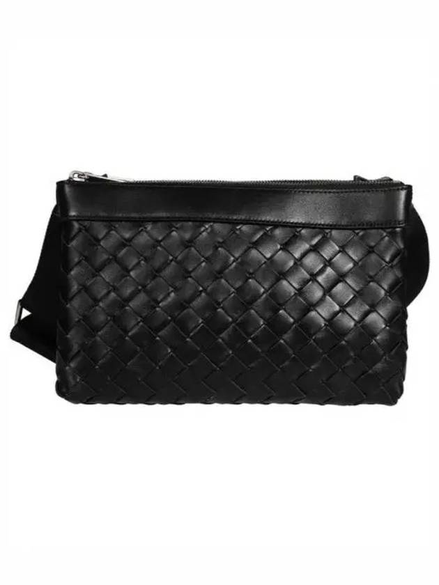 Classic Duo Shoulder Bag Black - BOTTEGA VENETA - BALAAN 2