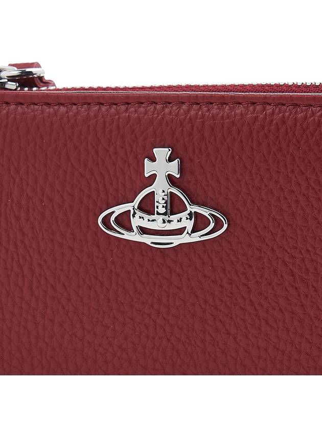 Slim Flat Card Wallet Red - VIVIENNE WESTWOOD - BALAAN 7