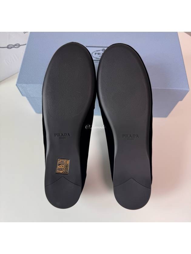 WOMAN BLACK FLATS - PRADA - BALAAN 8