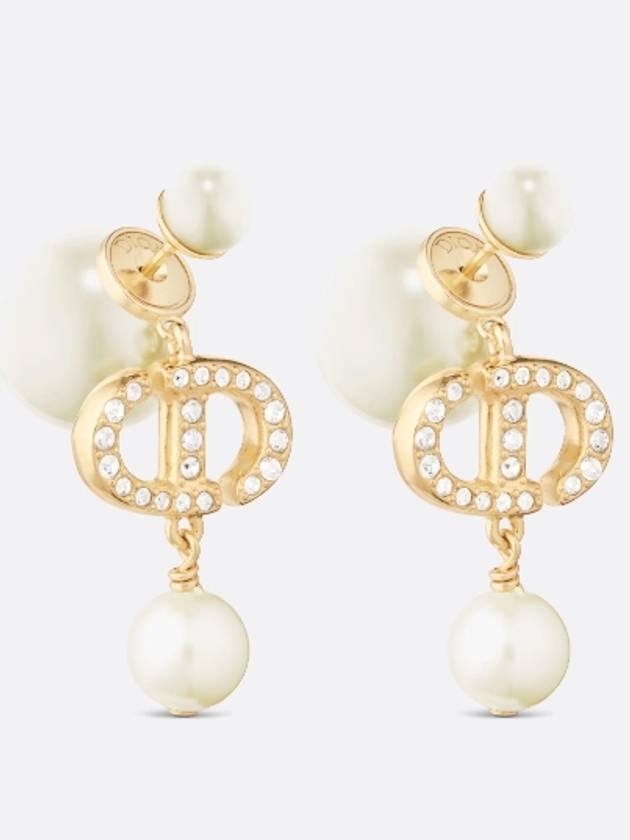 Tribales Pearl Earrings Gold - DIOR - BALAAN 2