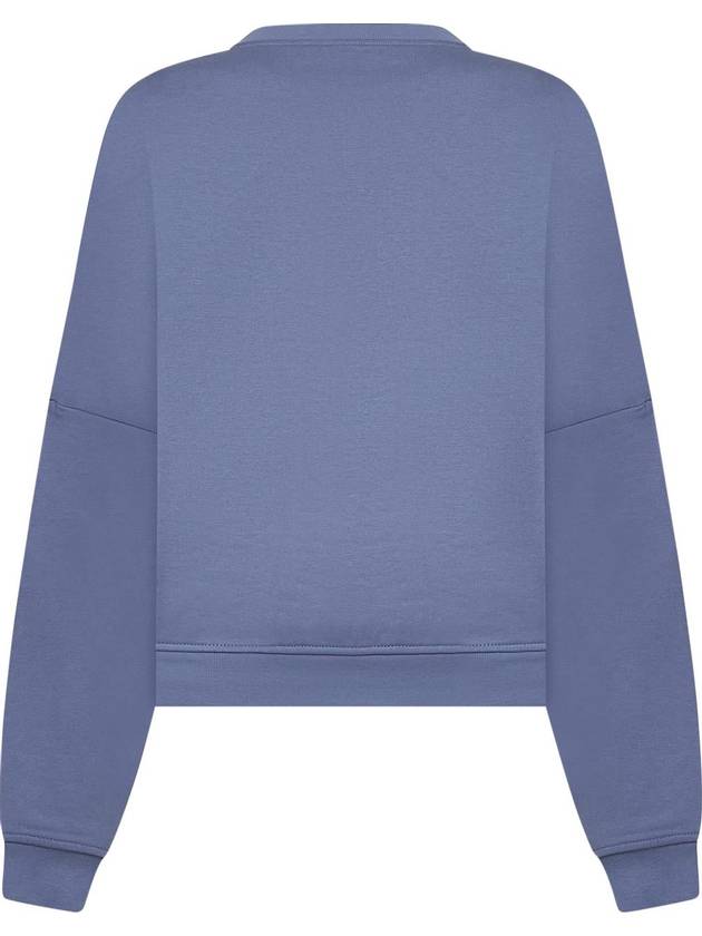 Logo Print Cotton Sweatshirt Light Blue - MARNI - BALAAN 3