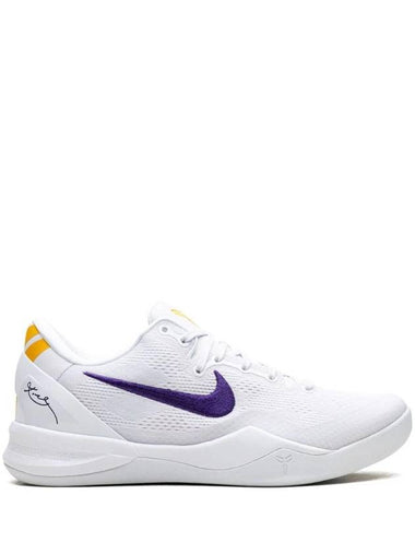 Kobe 8 Protro Lakers Home Low Top Sneakers Purple White - NIKE - BALAAN 1