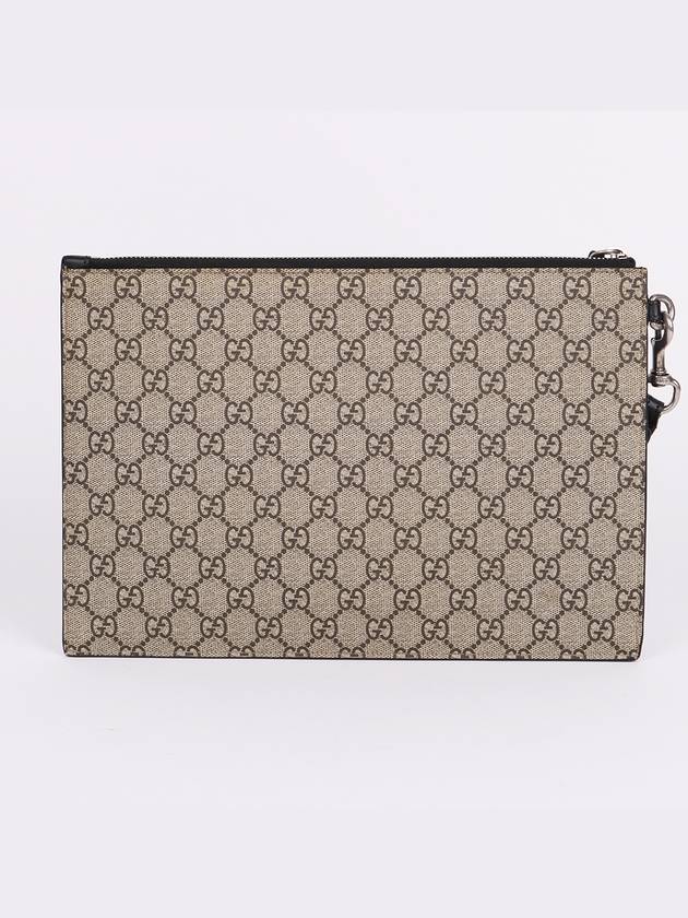 GG canvas bee printing medium clutch bag 473904 - GUCCI - BALAAN 4