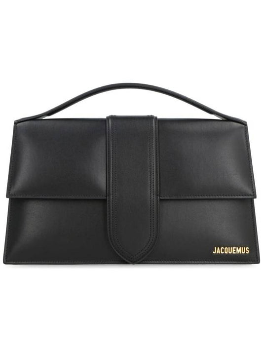 Le Bambino leather shoulder bag black - JACQUEMUS - BALAAN 1