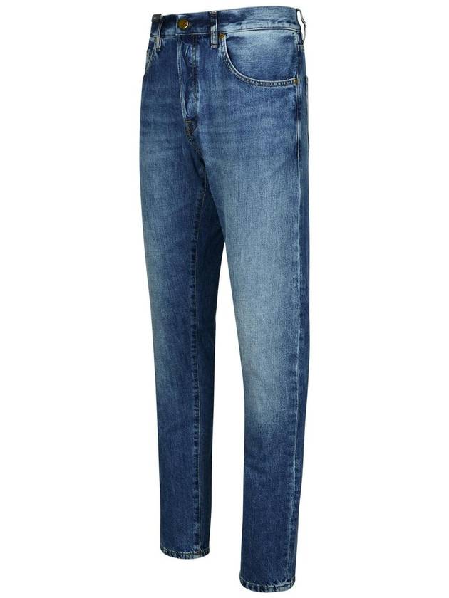 Pt05 Light Blue Cotton Blend Jeans - PT05 - BALAAN 2