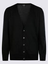 Men's Theo Wool Cardigan Black - A.P.C. - BALAAN 6