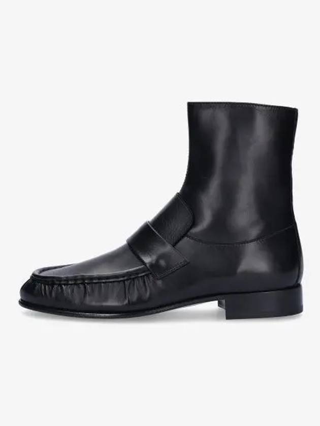 Mid Loafer Boots Black F1304L66BLK - THE ROW - BALAAN 1