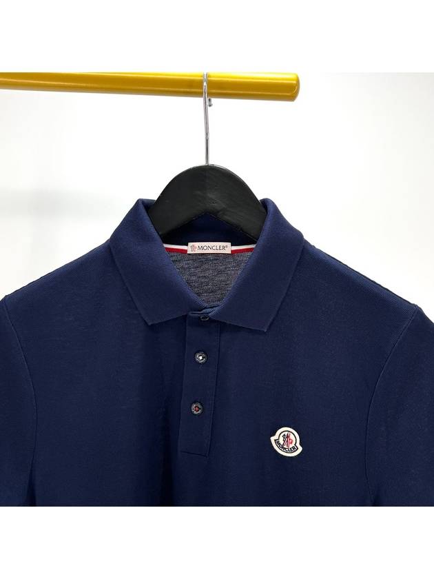 Short sleeve collared t shirt navy size S - MONCLER - BALAAN 4